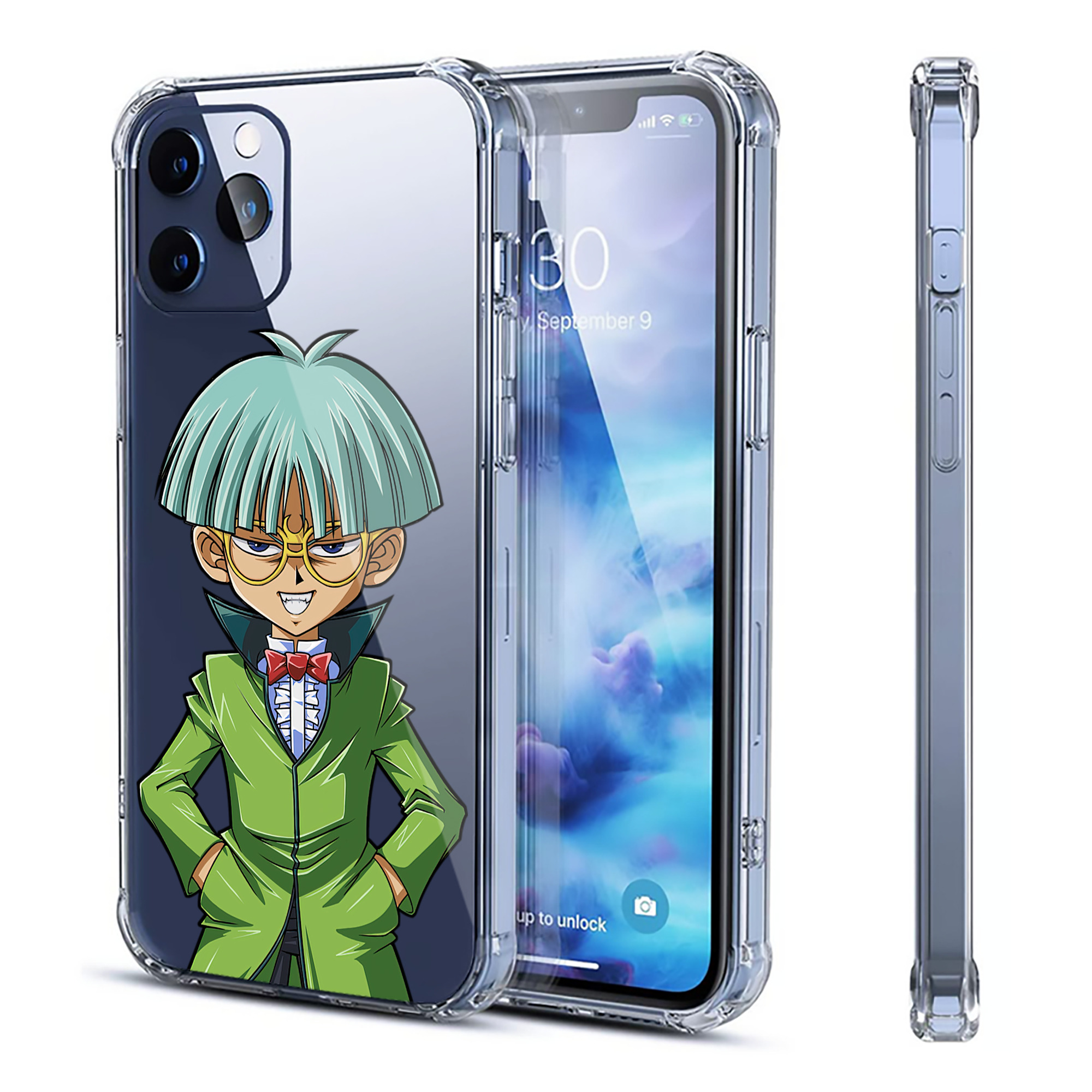 （画像用） 遊☆戯☆王 Yu-Gi-Oh! 【iPhone 12シリーズ対応】透明スマホケース（クリアソフトケース）